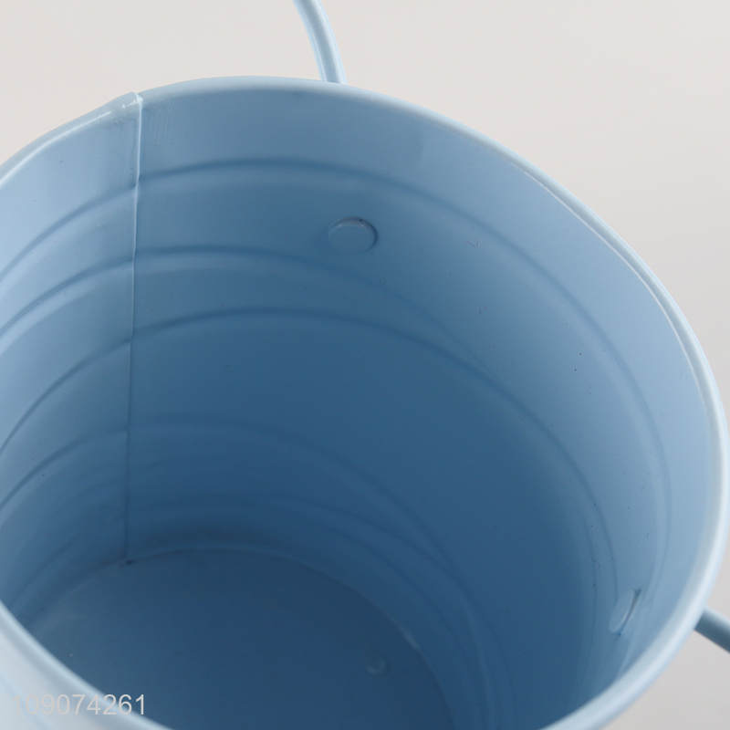 Hot products garden decoration flower pot with handle