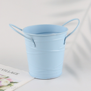 Hot products garden decoration flower pot with handle