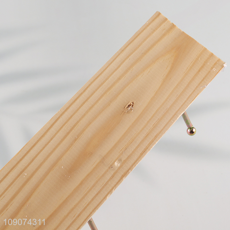 Yiwu market household heavy duty wooden hooks for bathroom kitchen