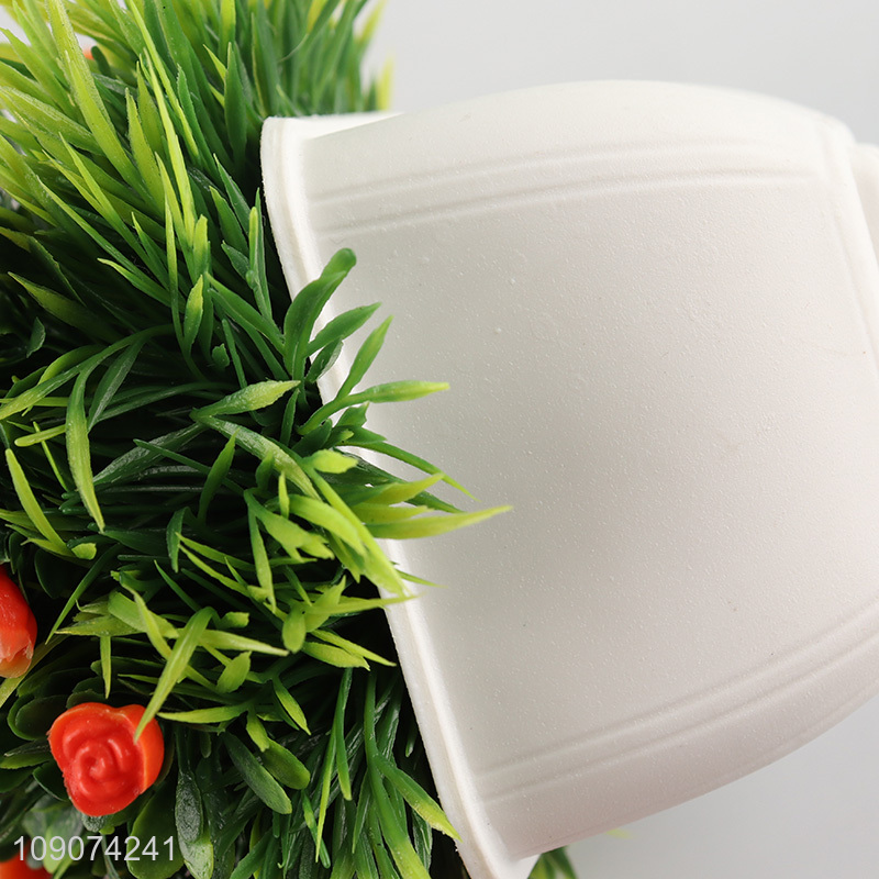 Top selling natural indoor decoration artificial flower artificial potted