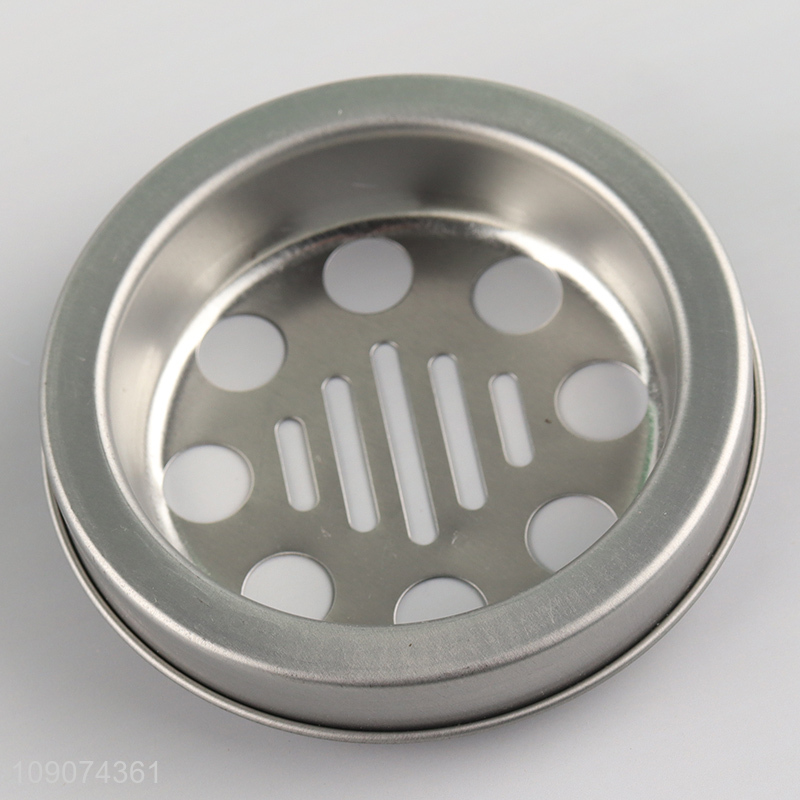 Low price home decor tinplate desktop ashtray for sale