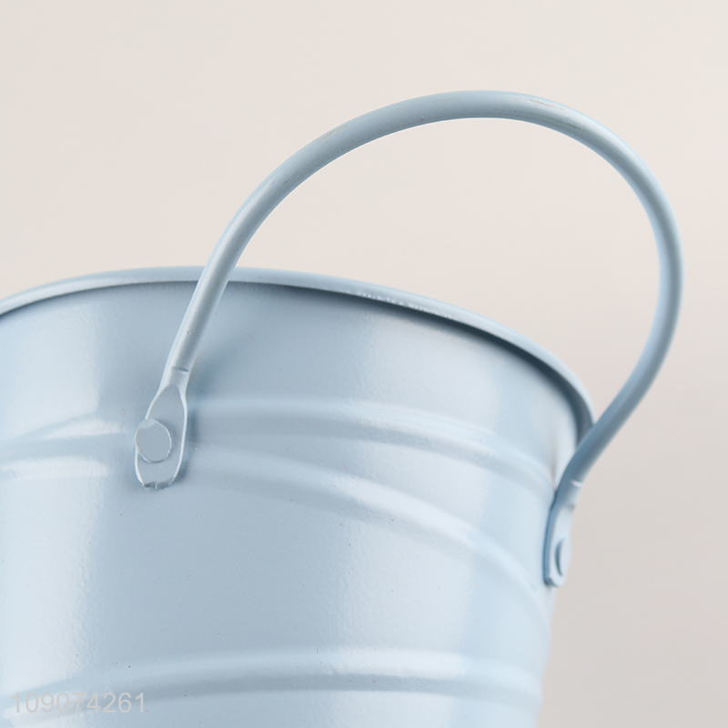 Hot products garden decoration flower pot with handle