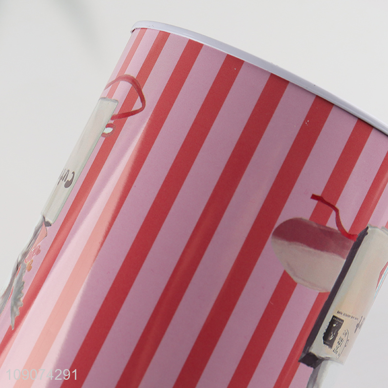 Online wholesale cat printed metal money box for children