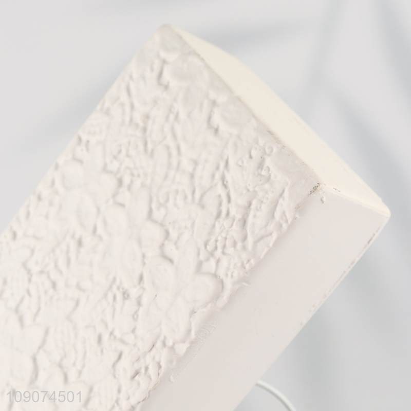 Best selling white home decor wall hanging ceramic crafts with hook