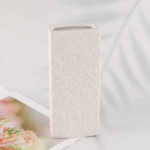 Best selling white home decor wall hanging ceramic crafts with hook