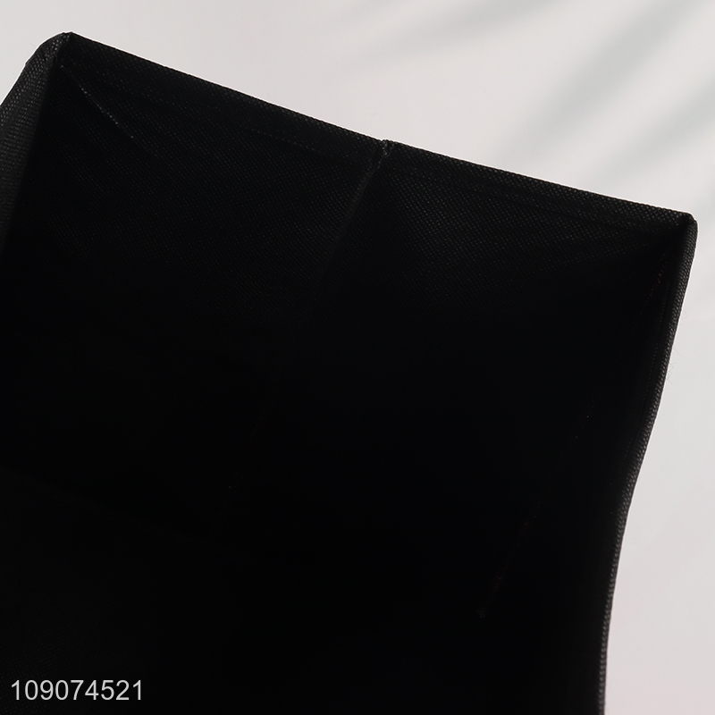 New style cartoon printed Non-woven storage box with lid and handle