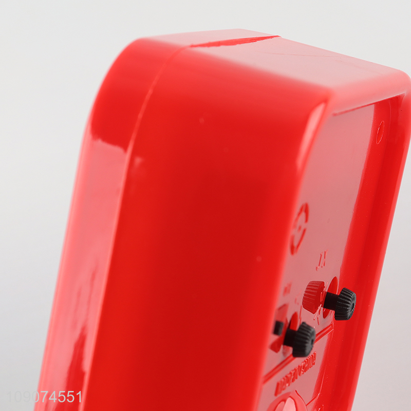 Most popular square household table clock alarm clock for sale