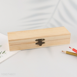 China products school kids students stationery wooden <em>pencil</em> <em>box</em>