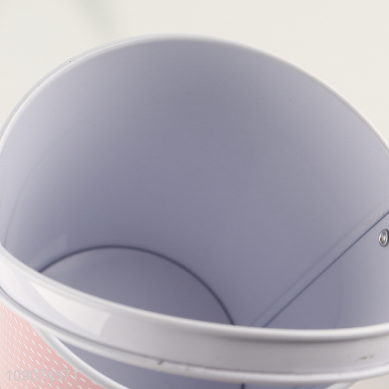 Good price garden decoration hanging iron flower pot for sale