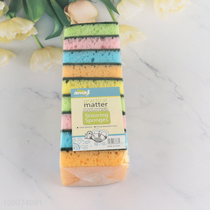 Good price reusable kitchen cleaning supplies 9pcs cleaning sponge