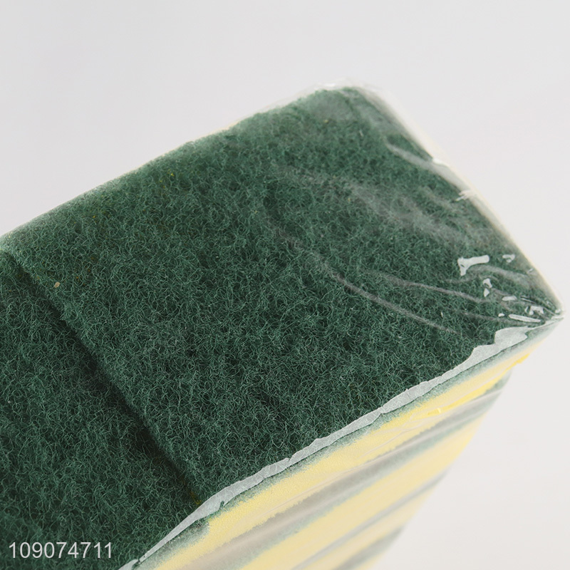 Good selling 10pcs durable kitchen dish washing cleaning sponge set