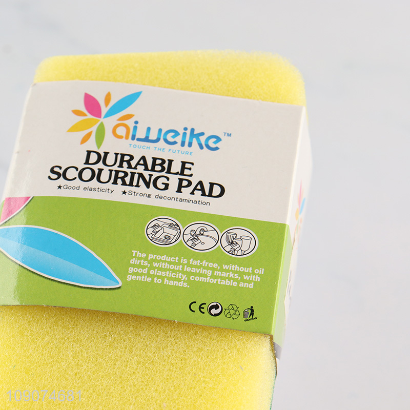 Top products 2pcs durable kitchen bowl washing cleaning sponge