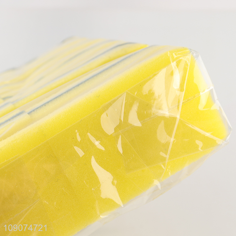 Low price 12pcs kitchen dish washing cleaning sponge set