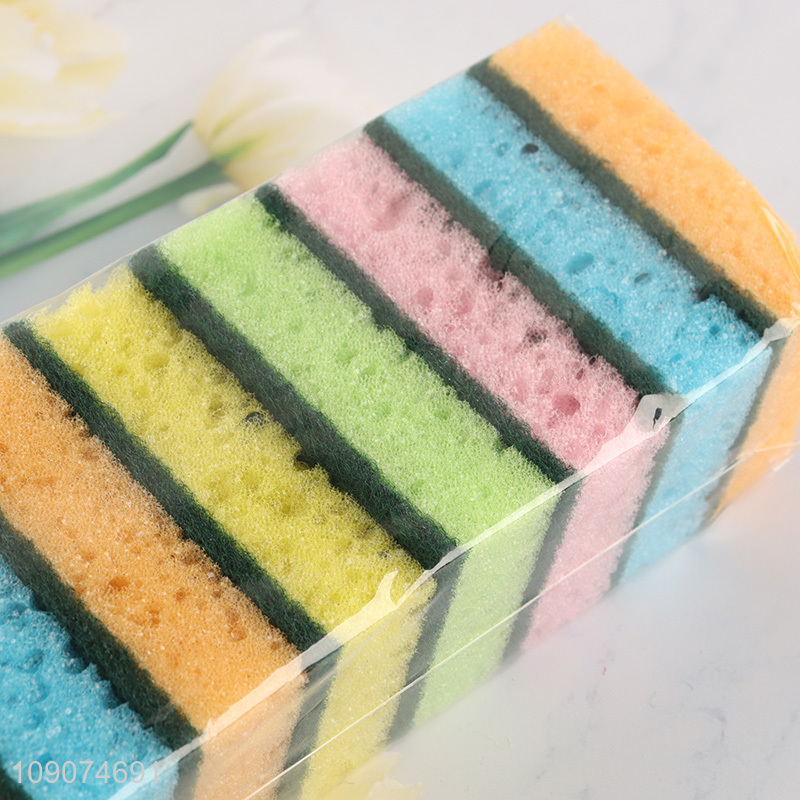 Good price reusable kitchen cleaning supplies 9pcs cleaning sponge