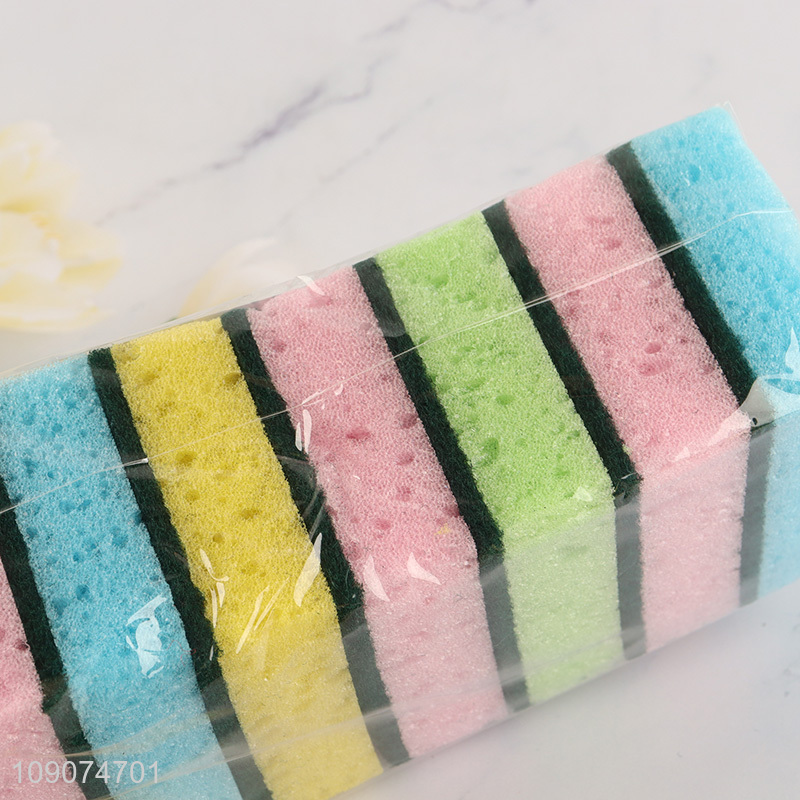 New products 9pcs kitchen dish washing cleaning sponge set