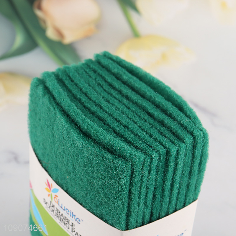 Popular products 10pcs deep cleaning kitchen scouring pad set