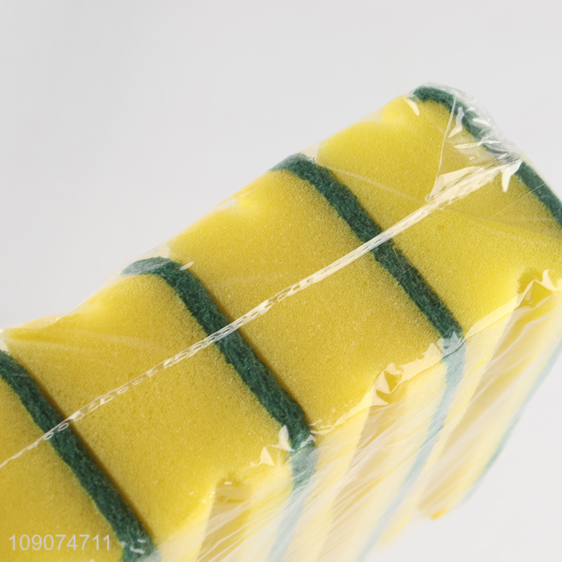 Good selling 10pcs durable kitchen dish washing cleaning sponge set