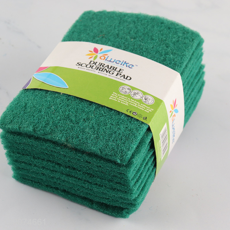 Popular products 10pcs deep cleaning kitchen scouring pad set