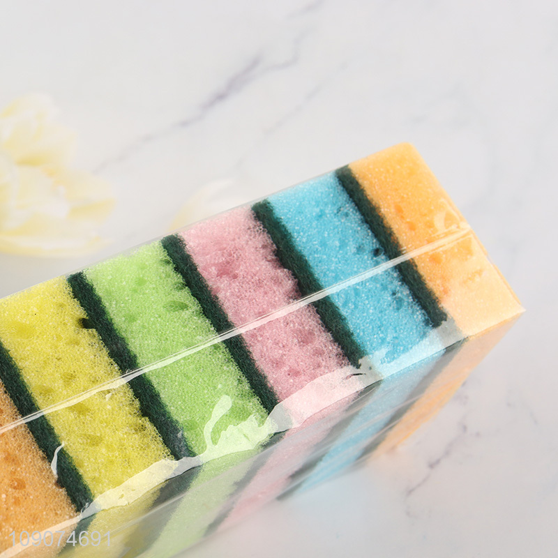 Good price reusable kitchen cleaning supplies 9pcs cleaning sponge