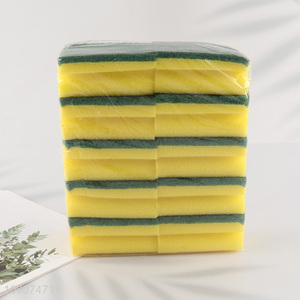 Good selling 10pcs durable kitchen dish washing cleaning sponge set