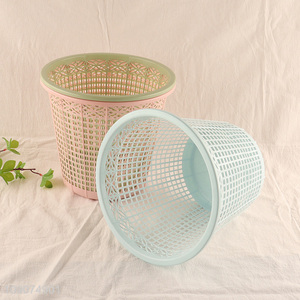 Low price multicolor plastic waste bin trash can for sale