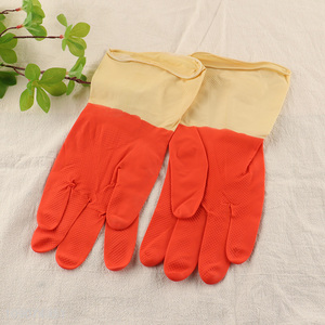 China products non-slip cleaning gloves latex gloves for household