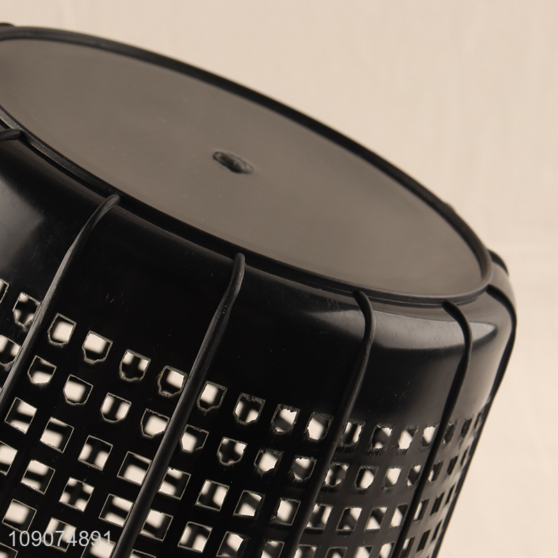 Factory direct sale multicolor plastic hollow waste bin for home office