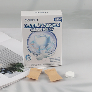 Wholesale 30 Tablets Denture & Aligner Cleaning Tablets Oral Appliances