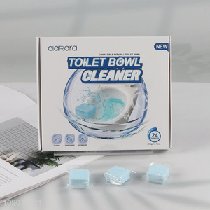 Online Wholesale 24 Tablets Automatic Toilet Bowl Cleaner Tablets