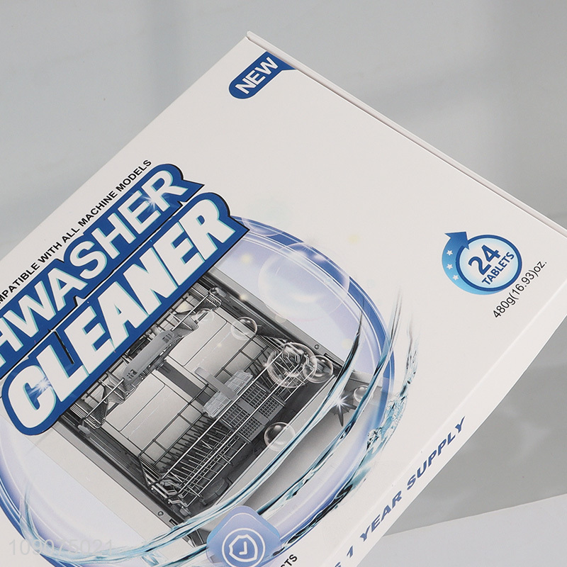 China Imports 24 Tablets Deep Cleaning Dishwasher Cleaner Tablets