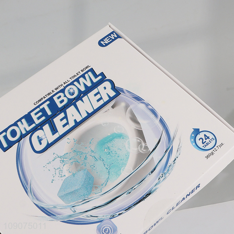 Online Wholesale 24 Tablets Automatic Toilet Bowl Cleaner Tablets