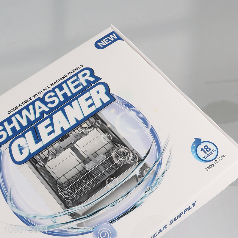Factory Price 18 Tablets Dishwasher Cleaner and Deodorizer Tablets
