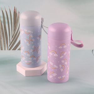High quality Rainbow pattern 240ml stainless steel insulated vacuum cup