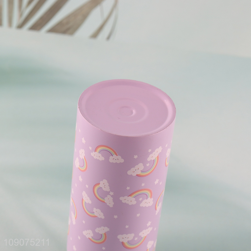 High quality Rainbow pattern 240ml stainless steel insulated vacuum cup