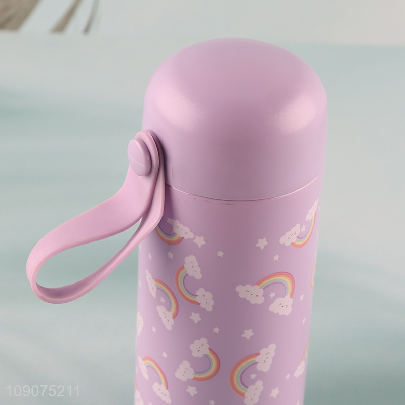 High quality Rainbow pattern 240ml stainless steel insulated vacuum cup
