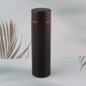 Yiwu market portable stainless steel vacuum cup with temperature display
