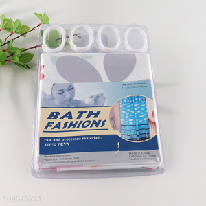 Top selling waterproof bathroom accessories PEVA shower curtain wholesale