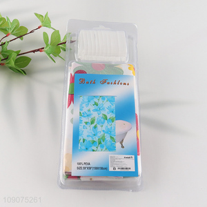 New arrival bathroom accessories PEVA shower curtain for sale