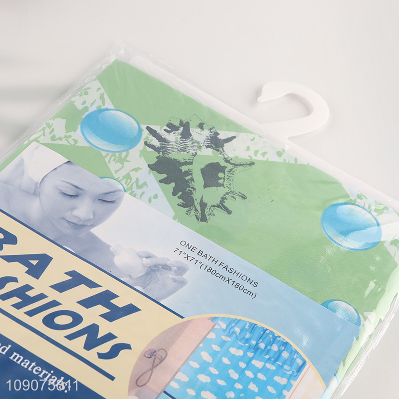 Low price PEVA waterproof bath curtain shower curtain for sale