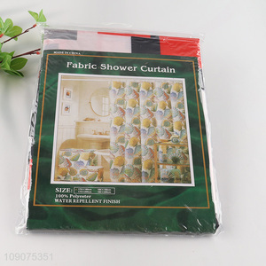 Good selling polyester waterproof bathroom accessories <em>fabric</em> <em>shower</em> <em>curtain</em>