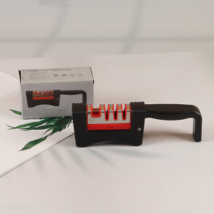 New Product 4-Stage Stainless Steel Manual Knife Sharpener for Sharpening