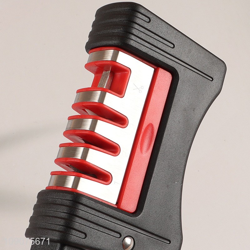 New Product 4-Stage Stainless Steel Manual Knife Sharpener for Sharpening