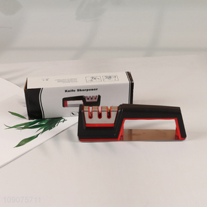 Online Wholesale Professional 3-Stage Manual Tungsten Steel Knife Sharpener