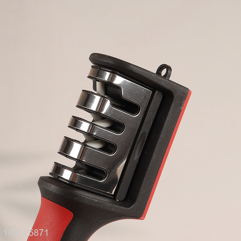 Factory Supply 4-Stage High Chromium Steel Knife Sharpener Sharp Knife Sharpener