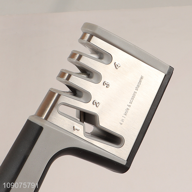 China Imports Professional 4-Stage Manual Tungsten Steel Knife Sharpener