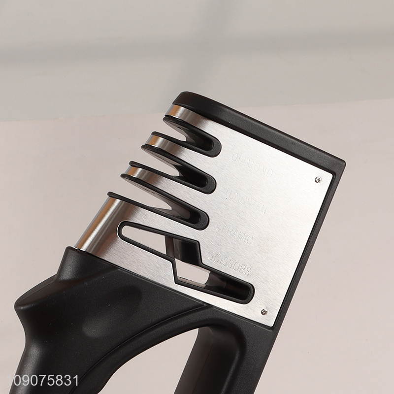 High Quality 4-Stage High Chromium Steel Knife Sharpener Knife Sharpening Tool