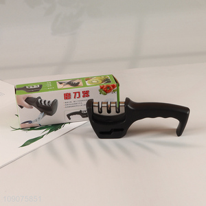 New Arrival 3-Stage High Chromium Steel Knife Sharpener Manual Knife Sharpener