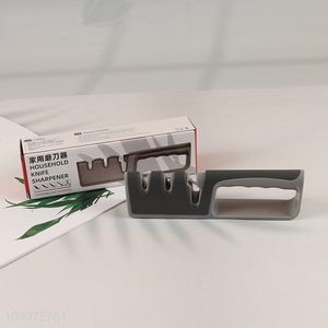 Factory Supply 3-Stage Tungsten Steel Knife Sharpener Manual Knife Sharpener