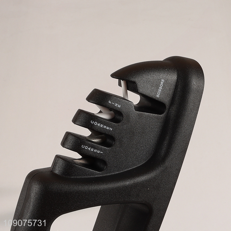 Hot Sale 4-Stage Tungsten Steel Knife Sharpener for Kitchen Knives Scissors