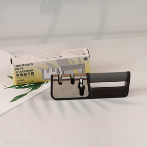 China Imports Professional 3-Stage Manual Tungsten Steel Knife Sharpener